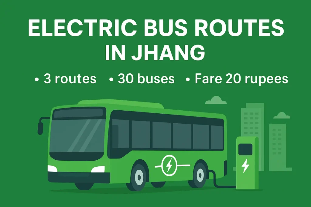 Electric Bus Routes in Jhang